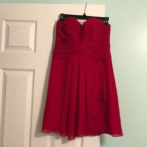 Red David’s bridal dress!